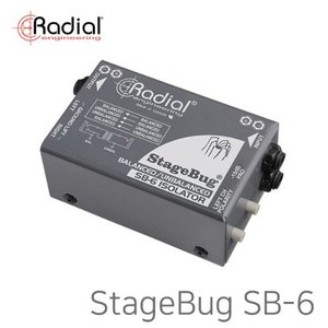 [RADIAL] Stage Bug SB-6 / 2채널 패시브 아이솔레이터 / 2CH ISOLATOR