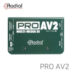 [RADIAL] PRO AV2 / 멀티미디어 다이렉트 박스 / Multi Media DirectBox / DI BOX