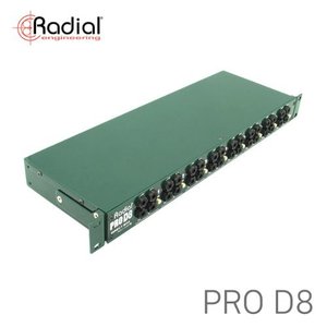 [RADIAL] PRO D8 / 8채널 패시브 다이렉트 박스 / 8CH Passive DirectBox / DI BOX