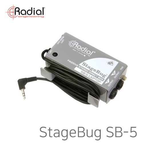 [RADIAL] Stage Bug SB-5 / 랩탑 다이렉트 박스 / LAPTOP DirectBox / DI BOX