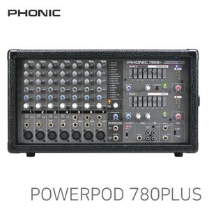 [PHONIC] POWERPOD780R / 12채널 파워드믹서 / 8OHM 200W / 4OHM 300W / 이펙터내장
