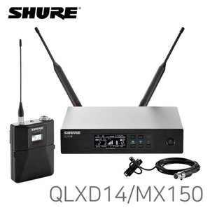 [SHURE] QLXD14/MX150 / 무선핀마이크 / 전지향성,단일지향성