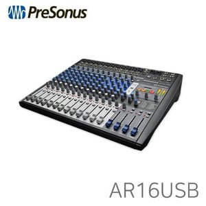 [PRESONUS] StudioLive AR16USB 아날로그 믹서 / 16채널 믹싱콘솔 / 이펙터내장,레코딩기능