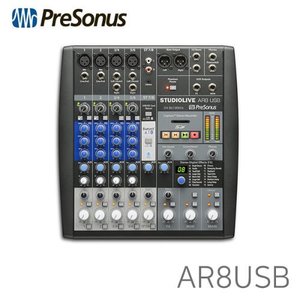 [PRESONUS] StudioLive AR8USB 아날로그 믹서 / 8채널 믹싱콘솔 / 이펙터내장,레코딩기능