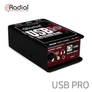 [RADIAL] USB PRO / 스테레오 USB 랩탑 다이렉트 박스 / Stereo USB Laptop Direct Box / D.I for USB / DI BOX