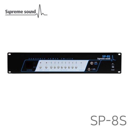 [SUPREME SOUND] SP-8S / SP8S / 8채널 순차전원공급기 / 8채널 순차전원분배기