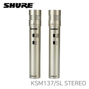 [SHURE] KSM137/SL STEREO / 콘덴서마이크 / 스테레오페어레코딩마이크