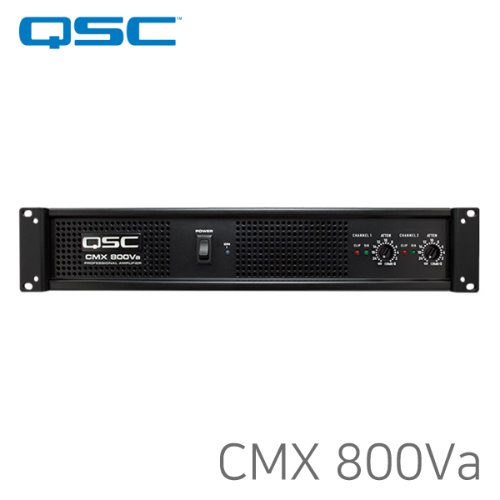 [QSC] CMX 800Va / CMX800Va / CMX-800Va / 스테레오파워앰프 / 8OHM 500W / 4OHM 800W