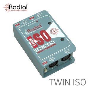[RADIAL] TWIN ISO / 2채널 패시브 라인 레벨 아이솔레이터 / 2CH Passive Line Level ISOLATOR