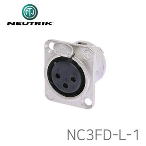 [NEUTRIK] NC3FD-L-1 / 매립형커넥터 (XLR암) / 케논암매립형커넥터